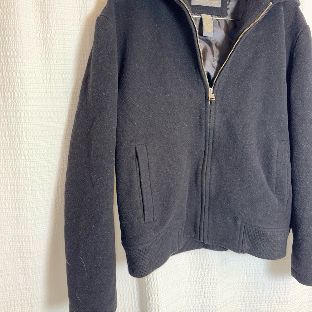 Banana Republic Wool Black Jacket - Picture 2 of 4
